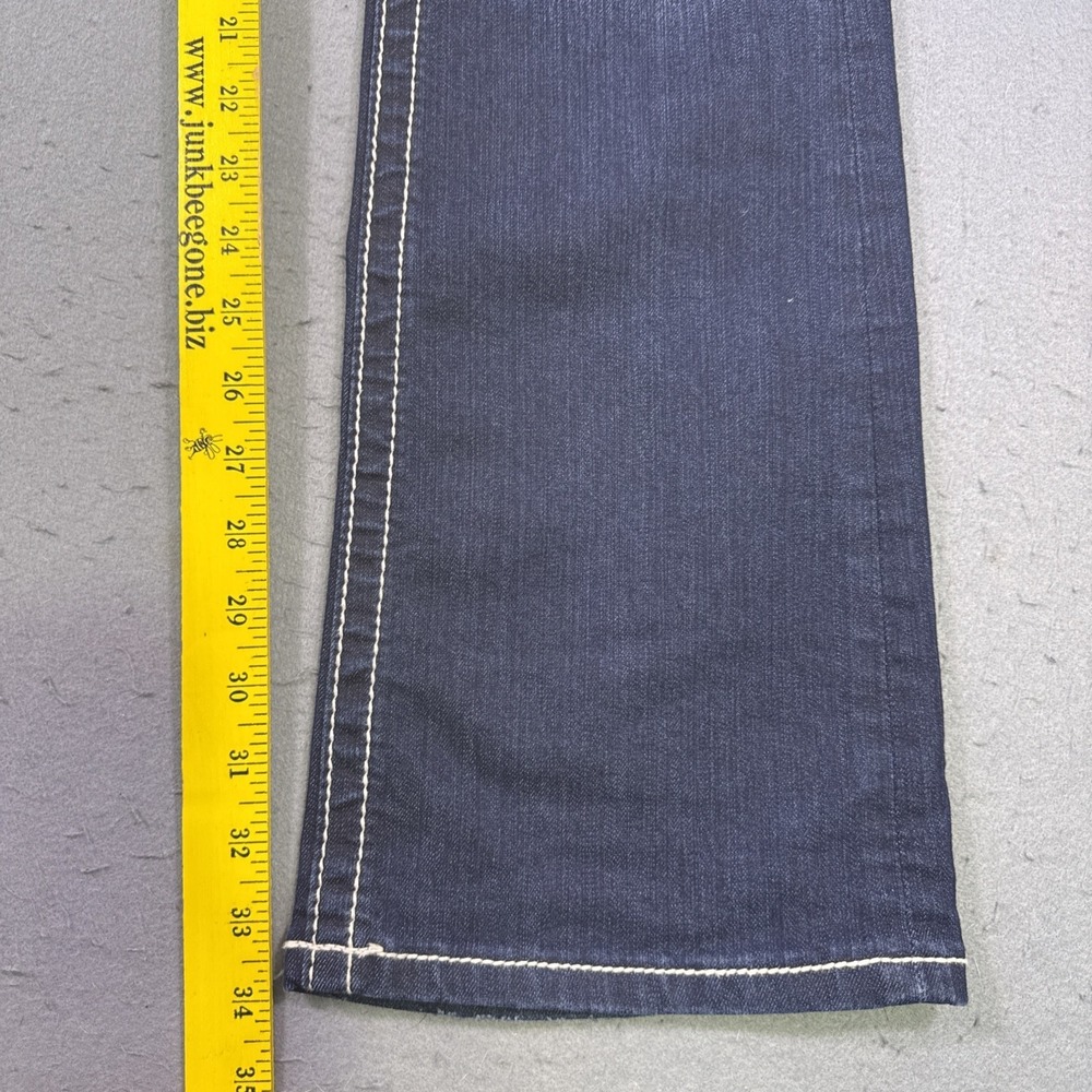 Miss Me Women Jeans WOMENS 28x34 Boot Cut Embroidered Stretch THICK STITCH - Picture 4 of 10